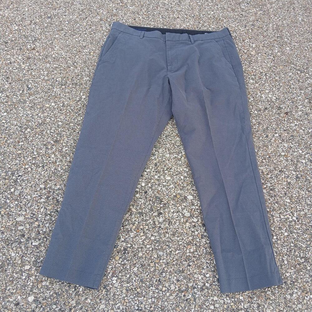 Bonobos Thursday Pants Mens 36x28 Gray Tweed Regular Fit Dress Slacks Business